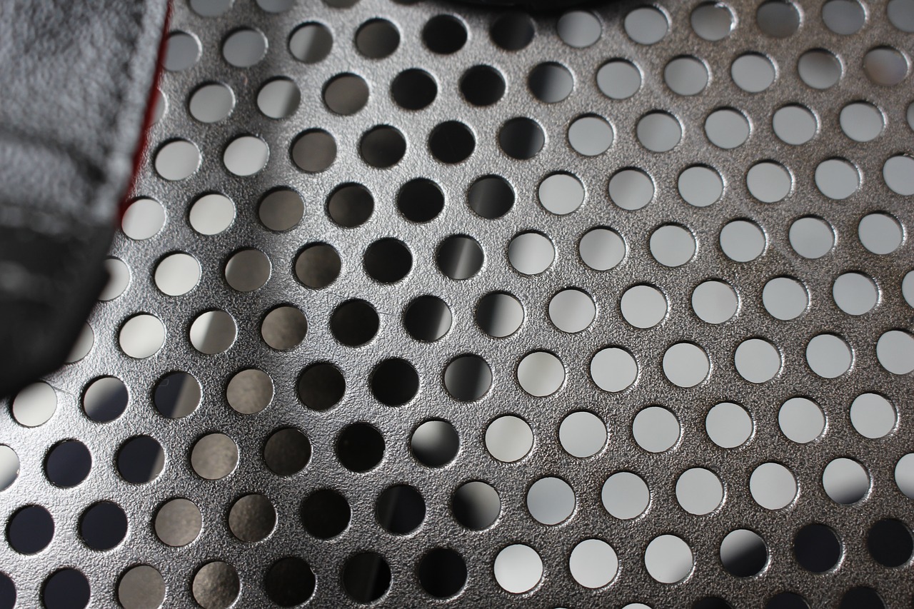 mesh steel metallic free photo