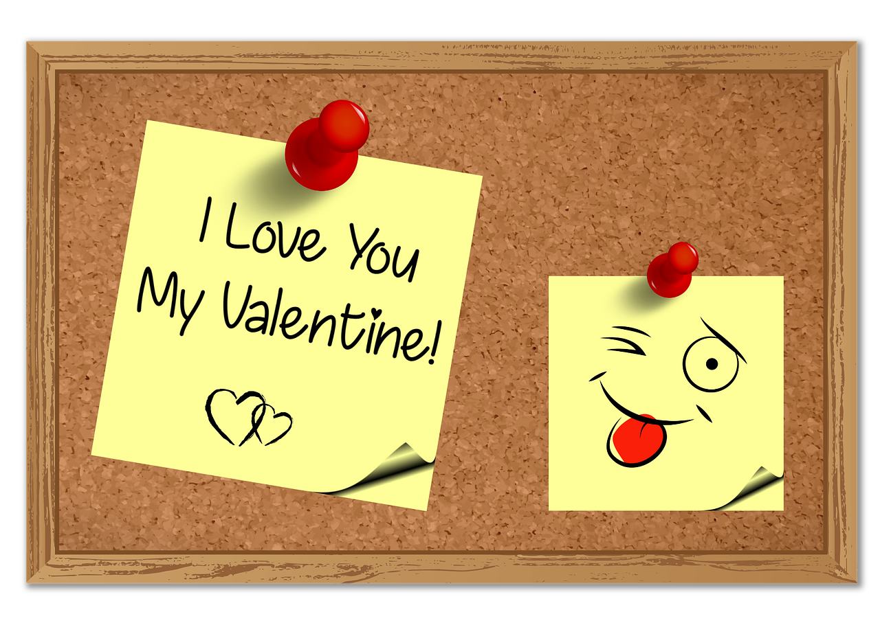 message board love valentine free photo