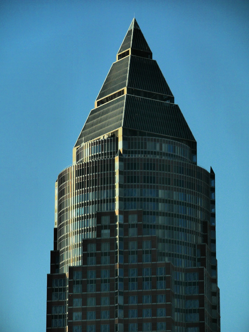 messeturm frankfurt architecture free photo