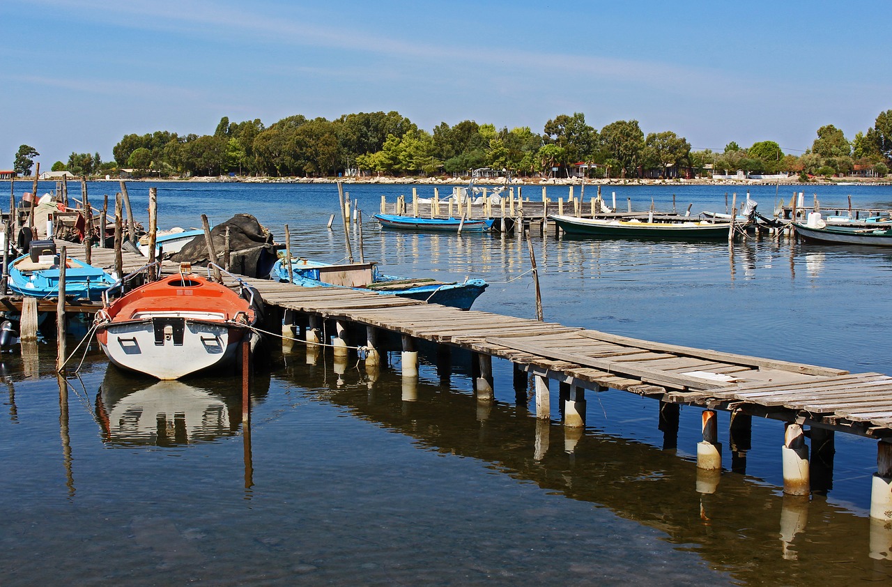 messolonghi  greece  fishing boats free photo