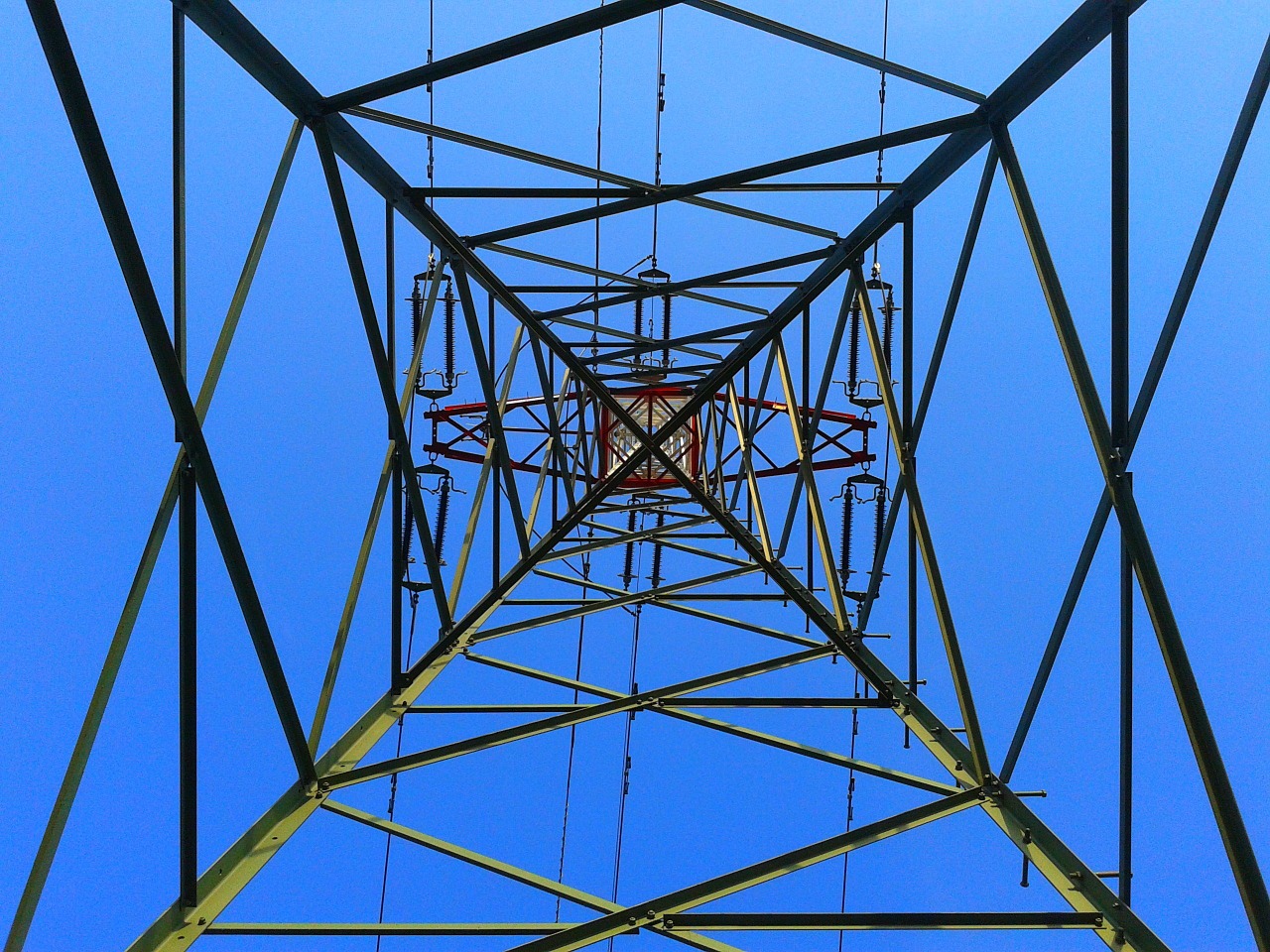 metal pole electricity free photo