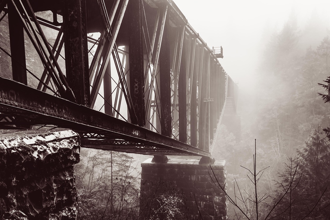 metal  bridge  architecture free photo