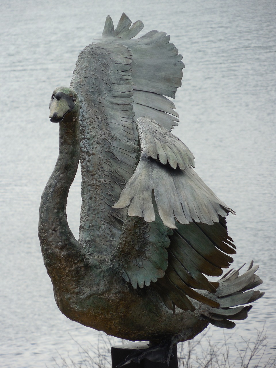 metal sculpture statue free photo