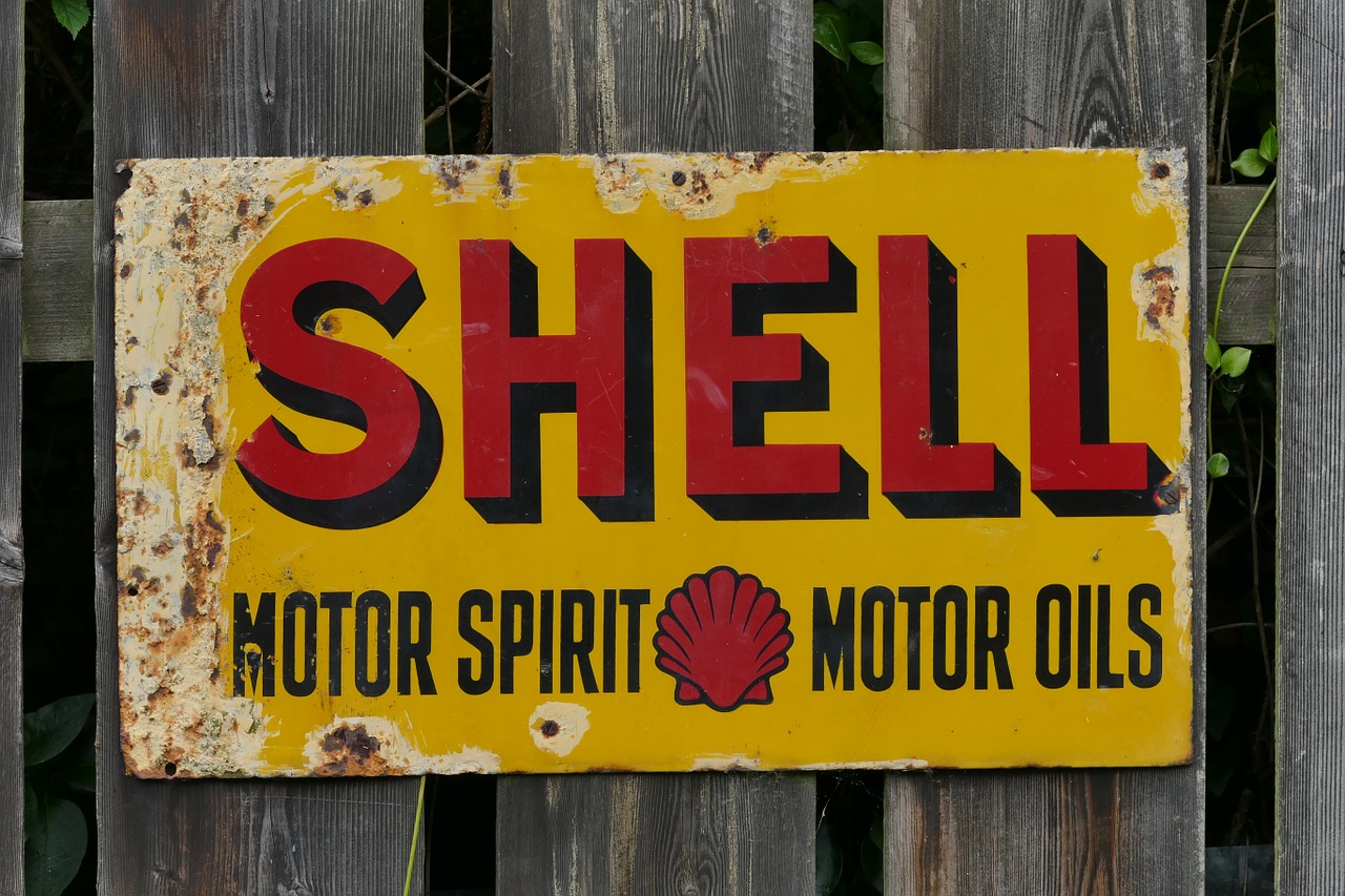 metal sign shell free photo