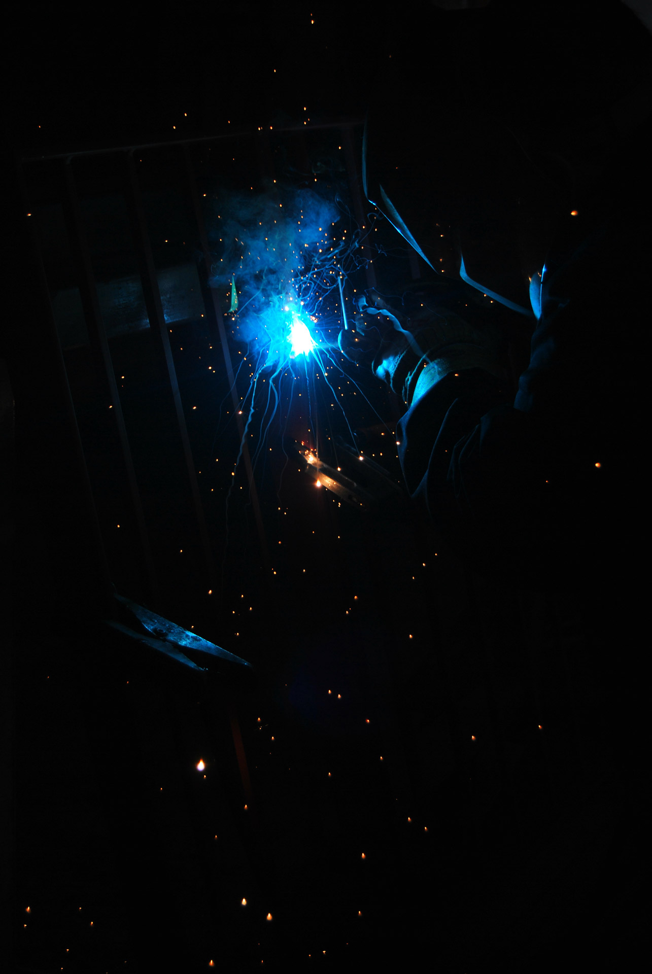 metal welding light free photo