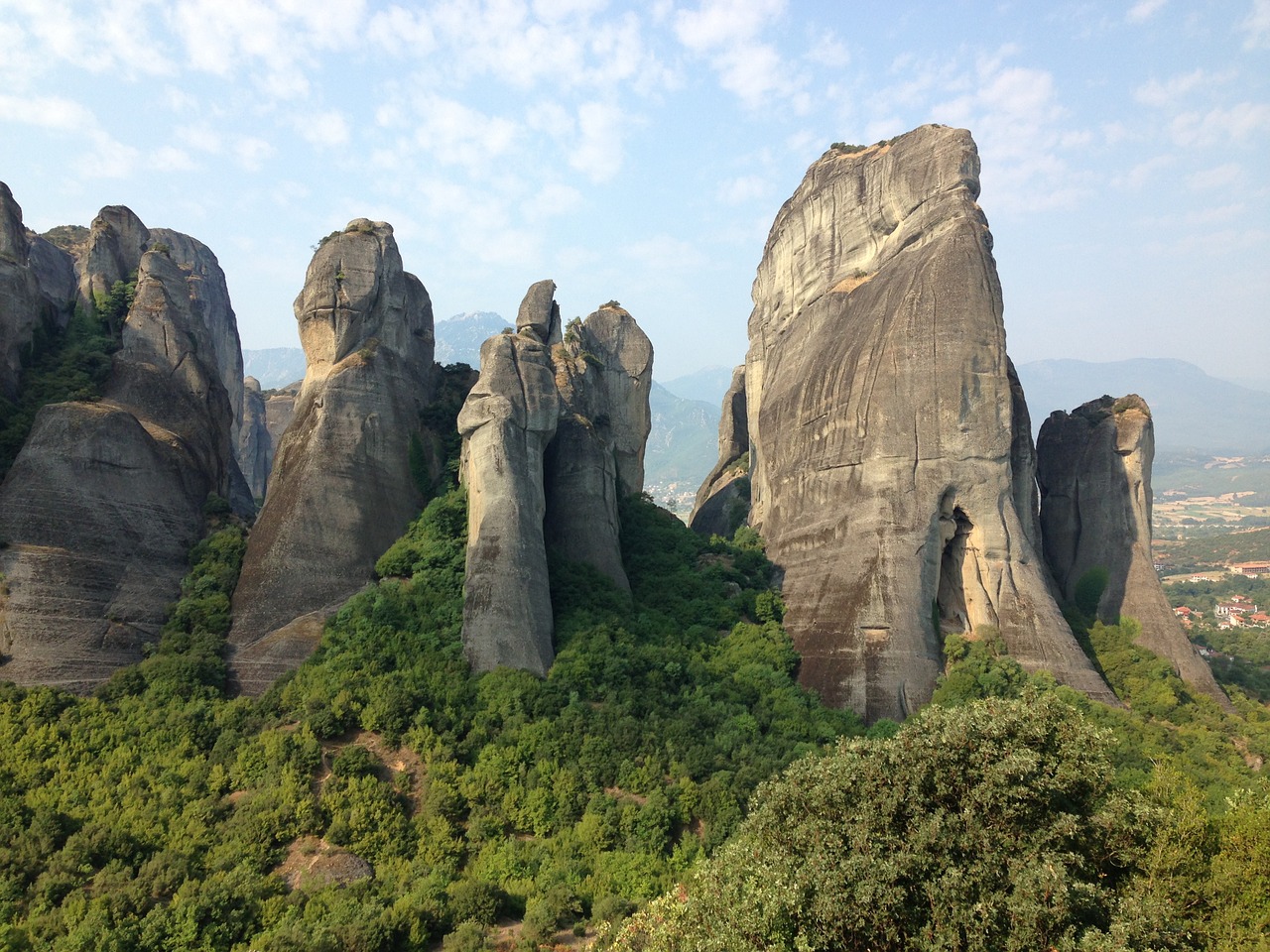 meteora greece kalambaka free photo