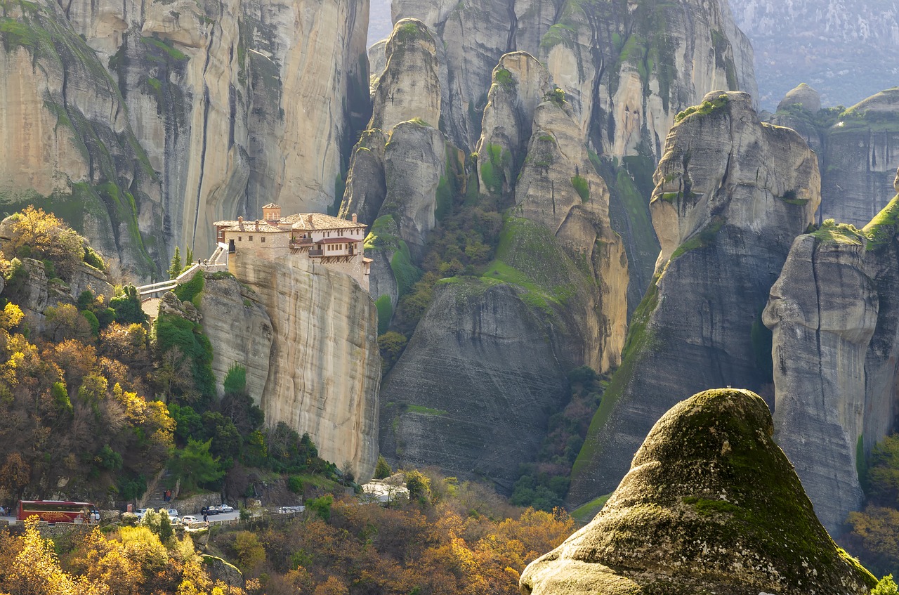 meteora  greece  monastery free photo