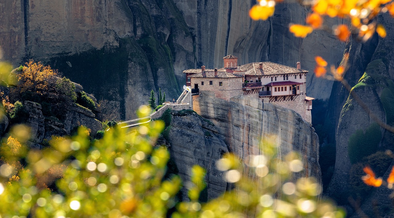 meteora  greece  monastery free photo