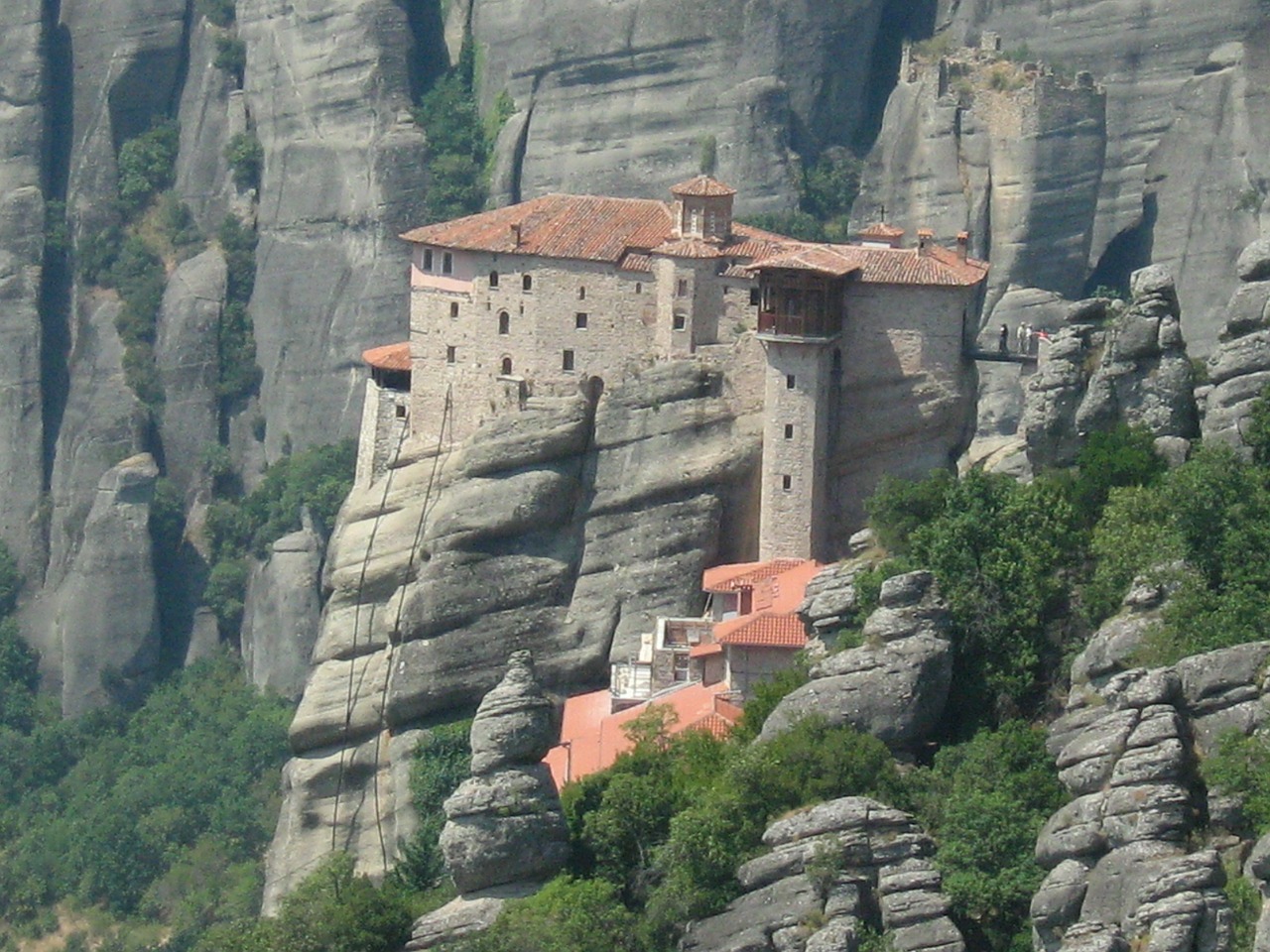 meteora monastery greece free photo