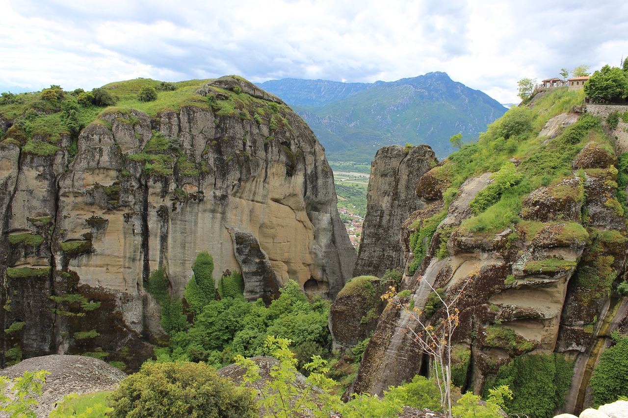 meteora monastery greece free photo