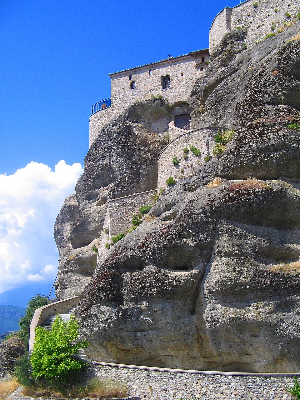 meteors hanging monastery free photo