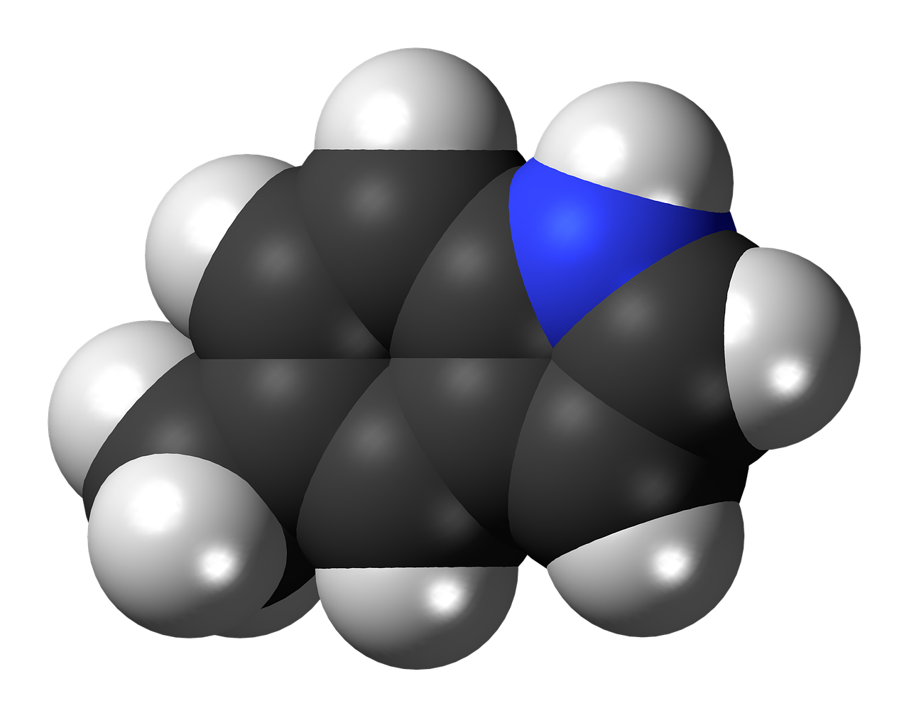 methylindole molecule model free photo