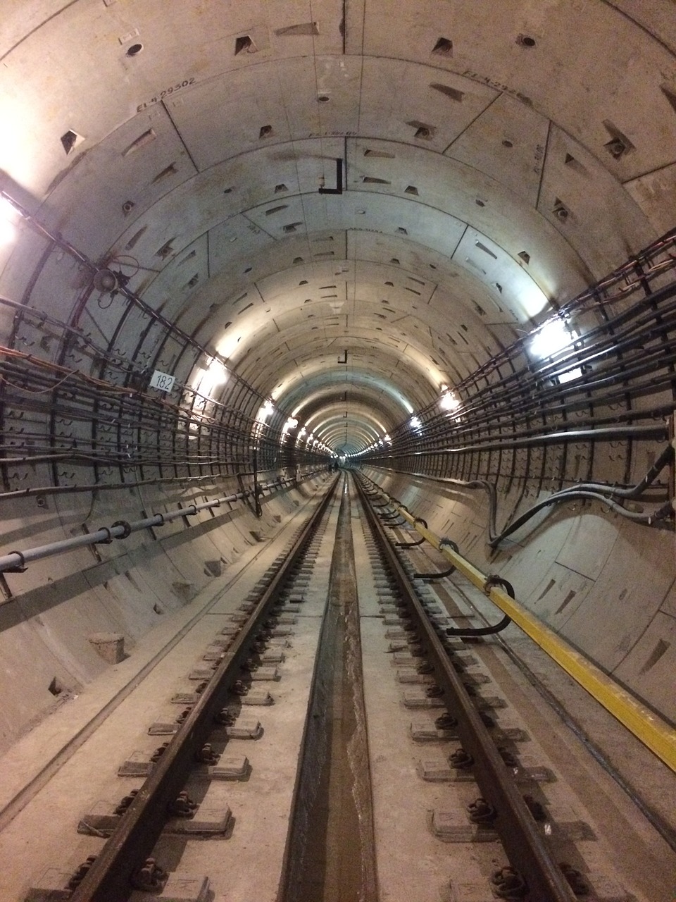 metro tunnel railway free photo