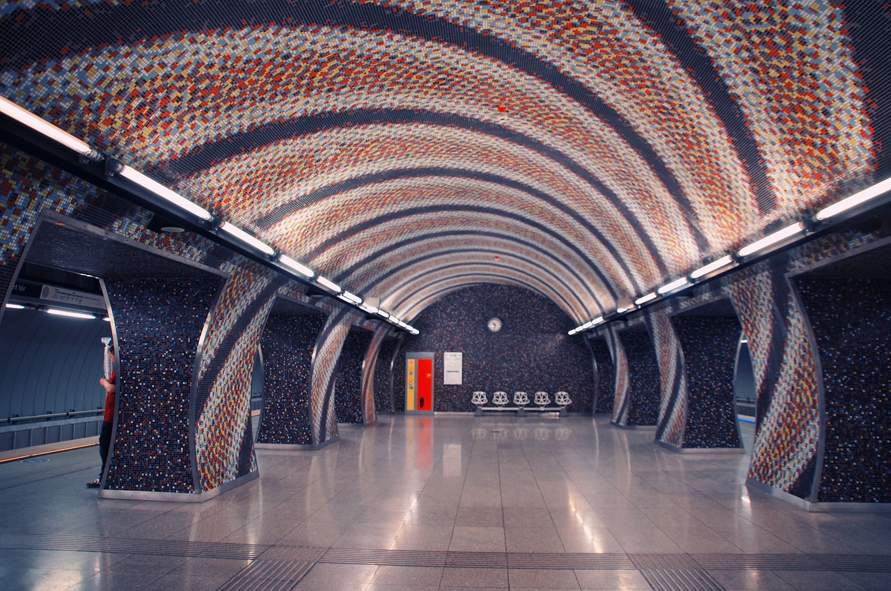 metro station platform free photo