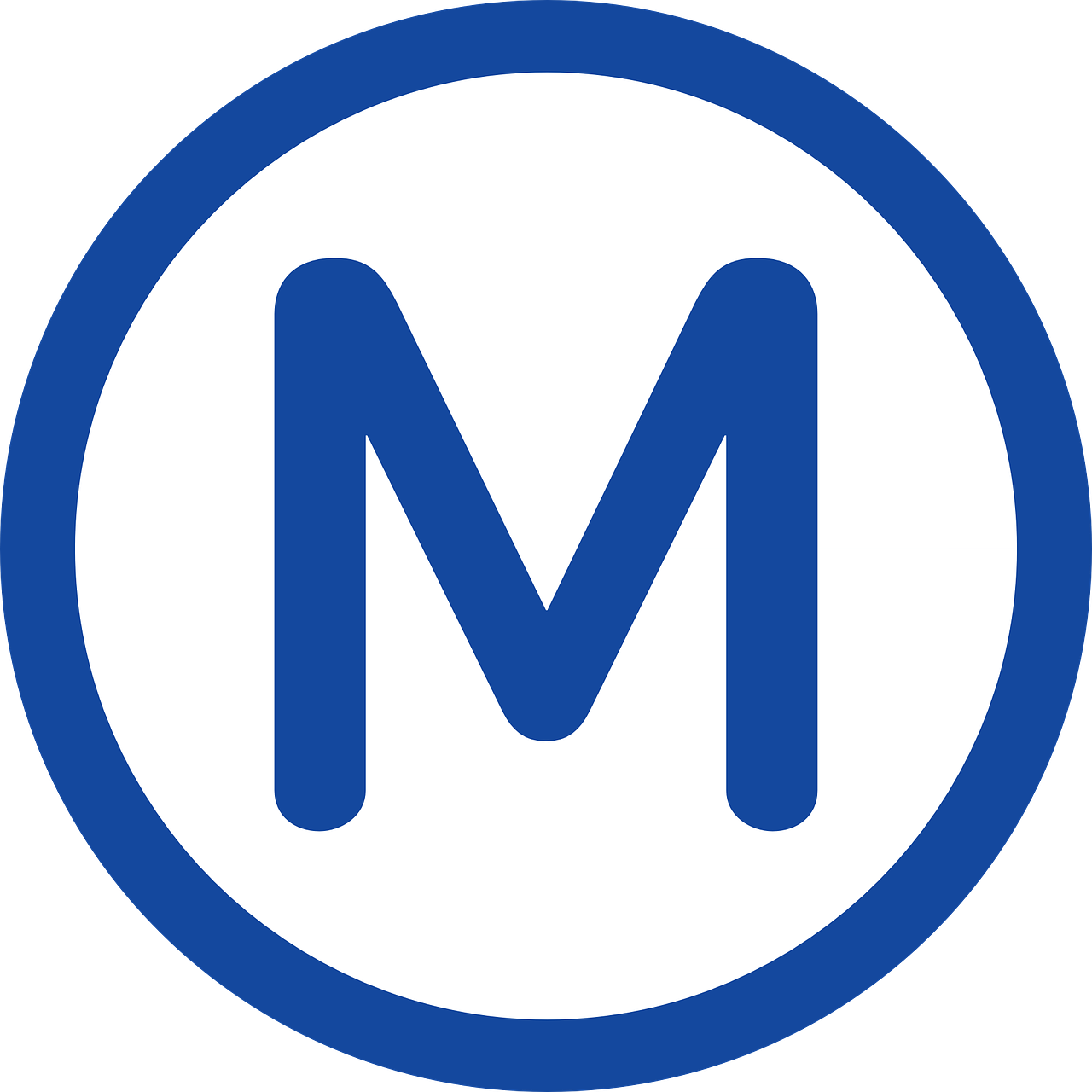 metro symbol icon free photo