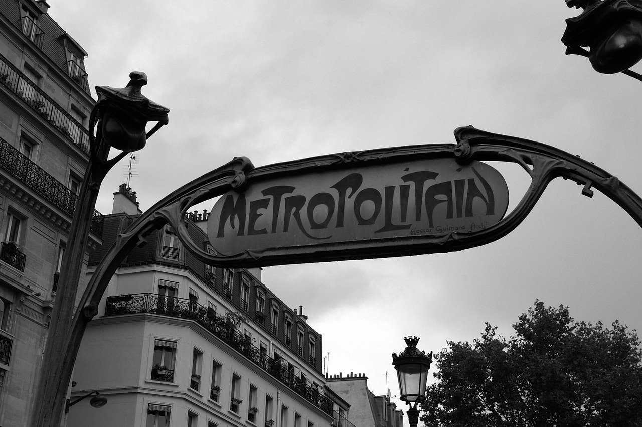 metro paris urban free photo