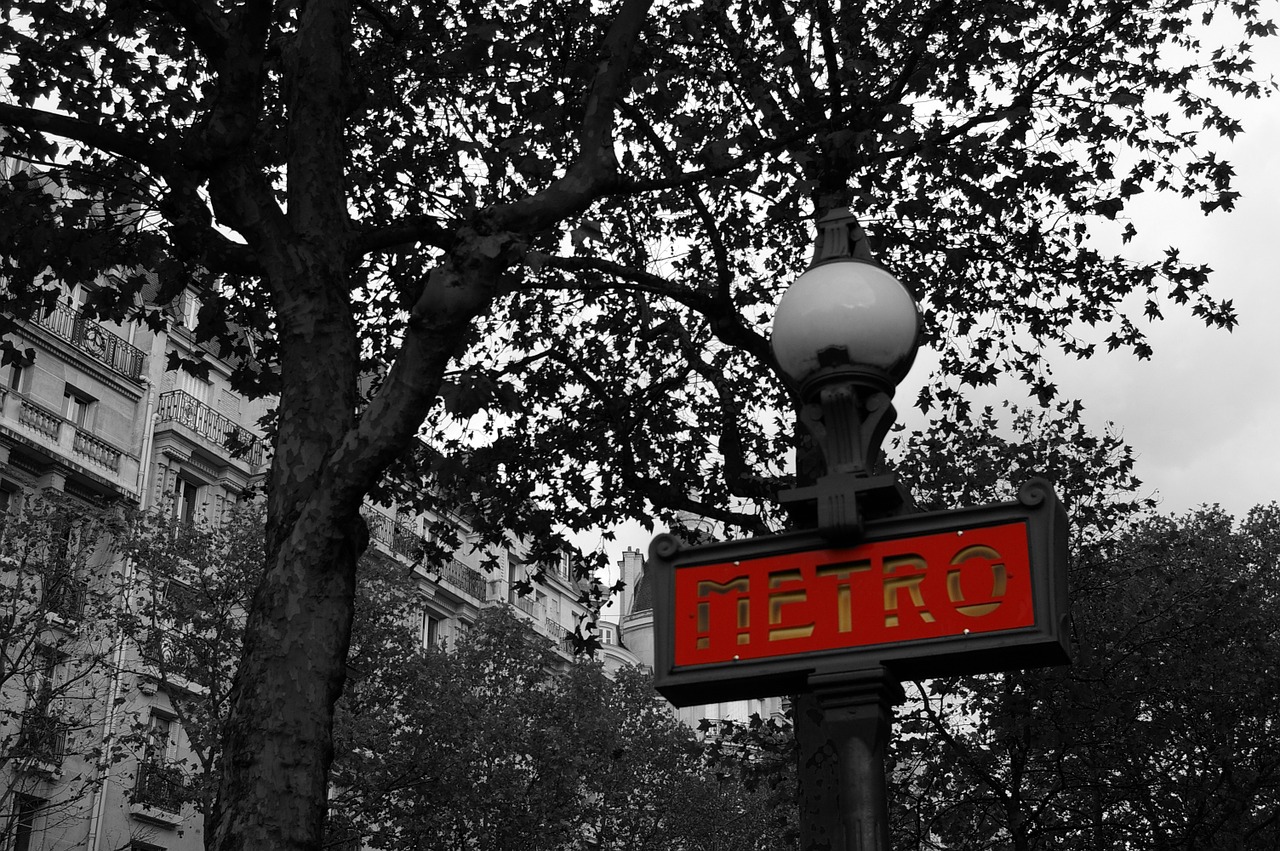 metro paris urban free photo