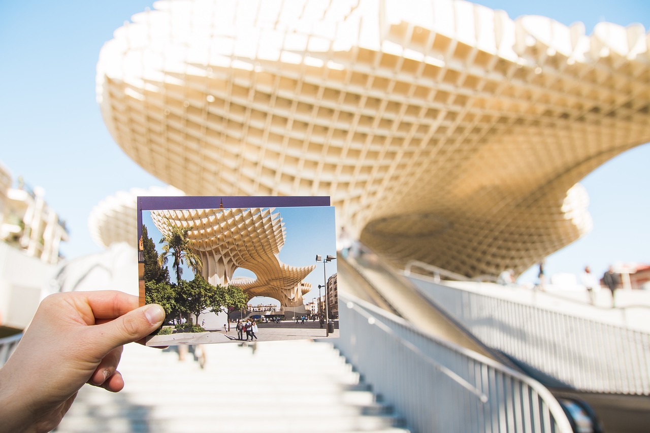 metropol parasol architecture structure free photo