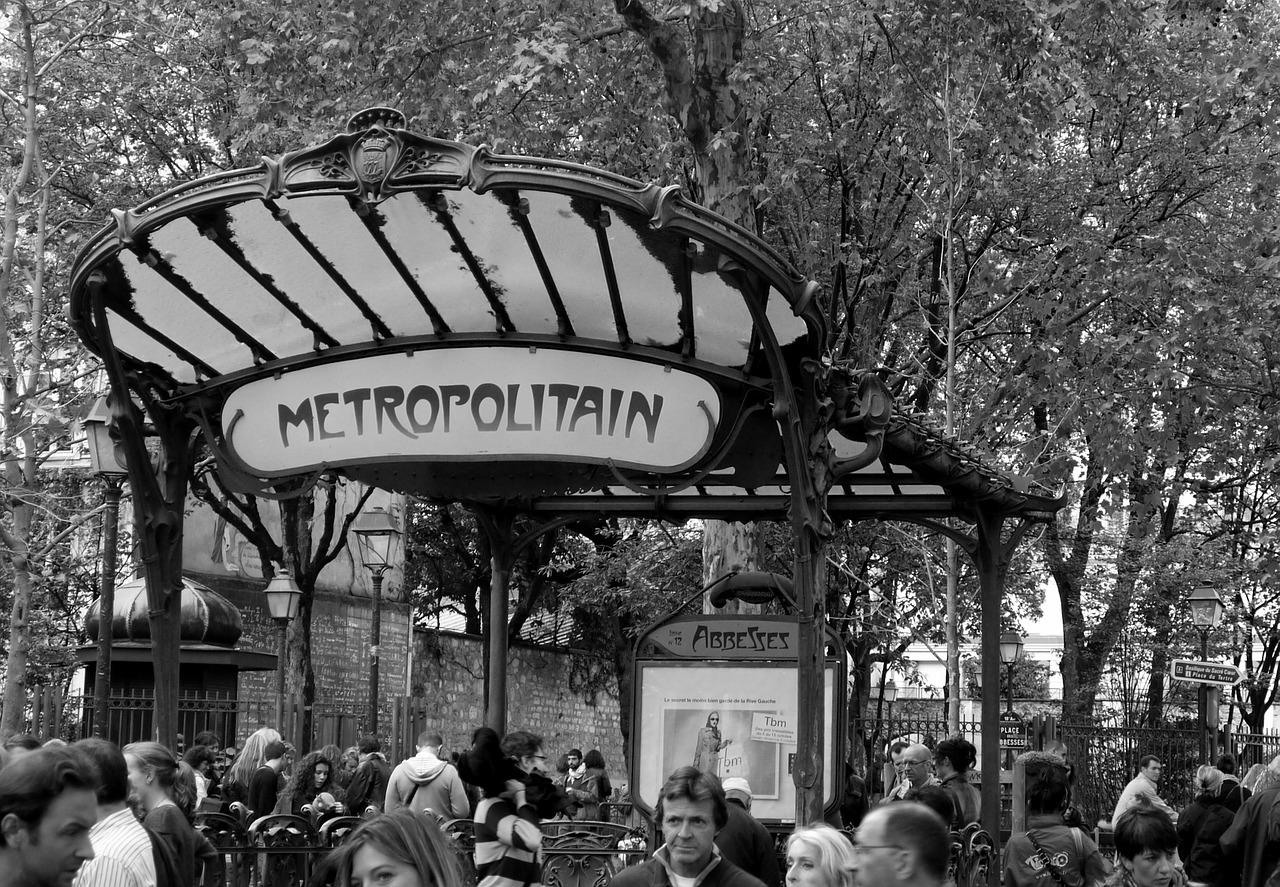 metropolitan metro paris free photo