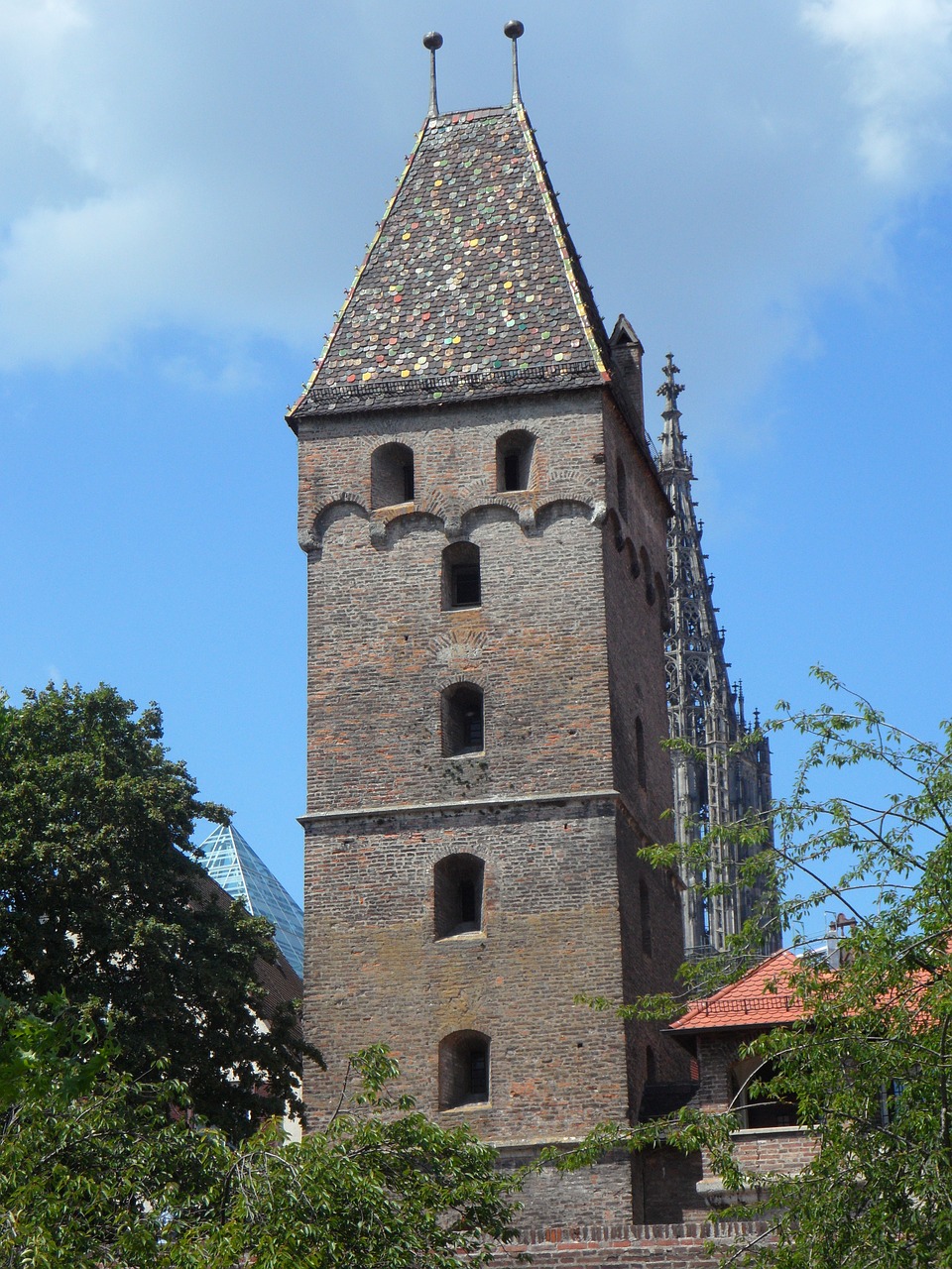 metzgerturm tower building free photo