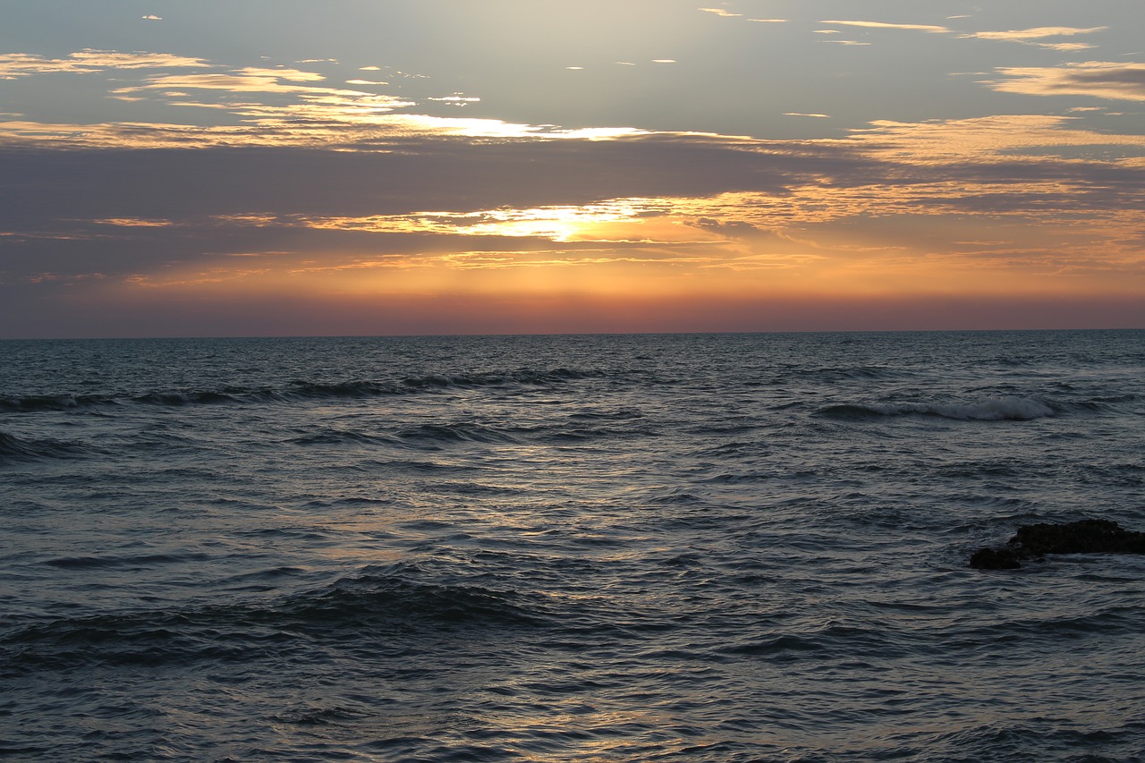 meulaboh aceh sunset sea free photo