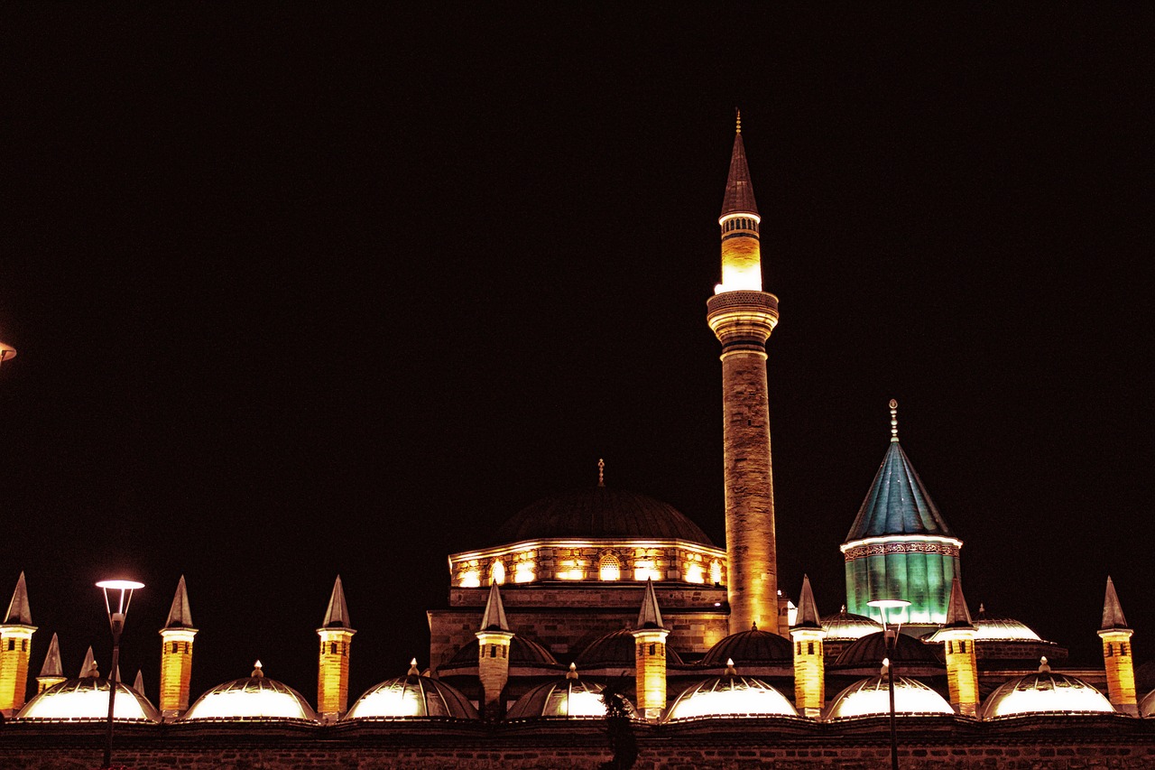 mevlana konya night free photo