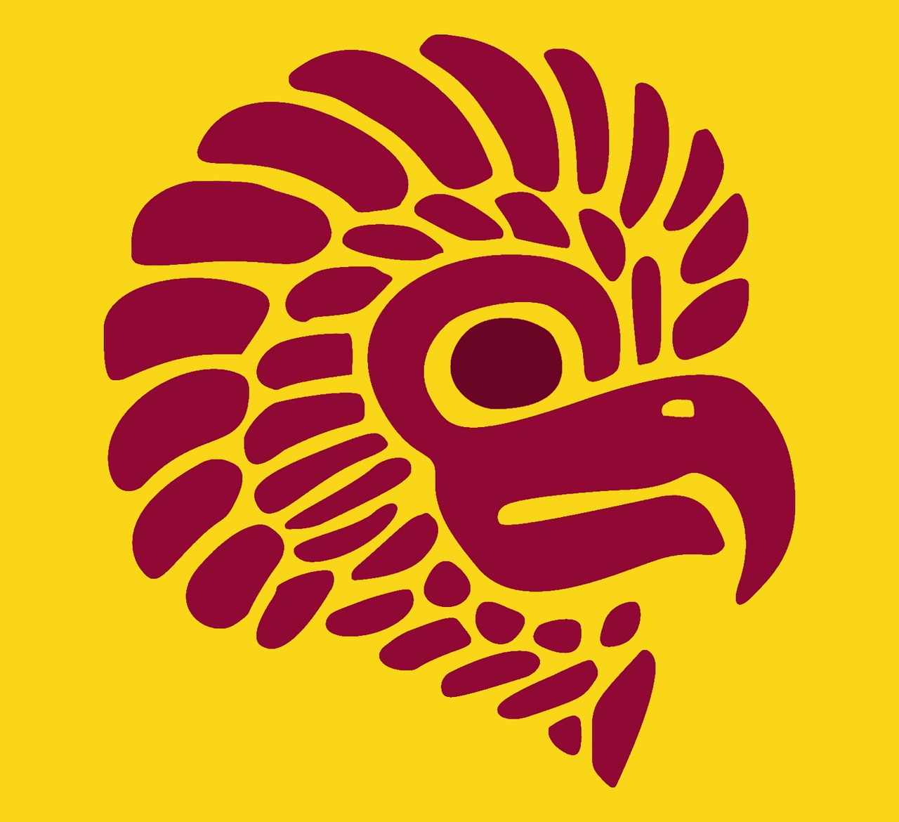 mexican eagle-head symbol free photo