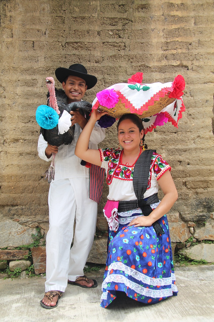 mexican people guelaguetza free photo