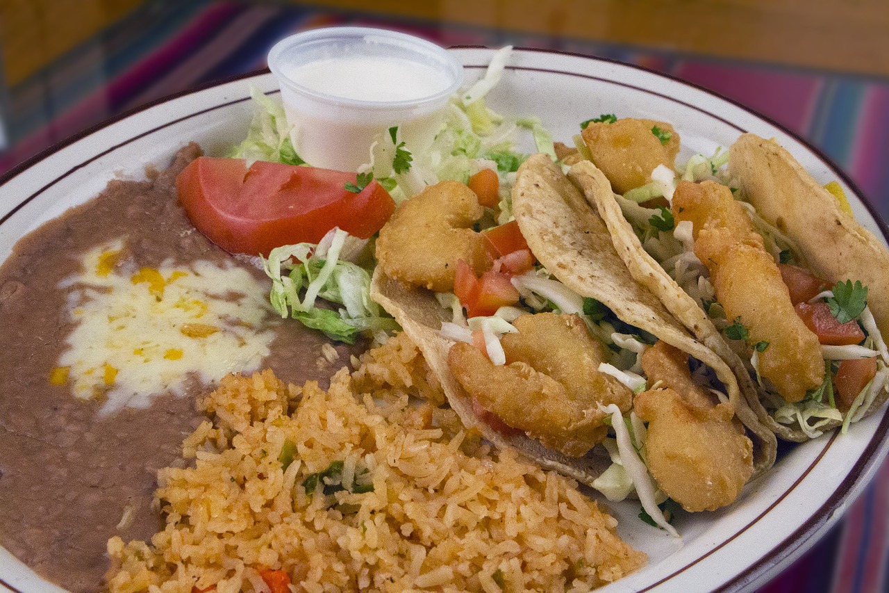 mexican food shrimps cuisine free photo