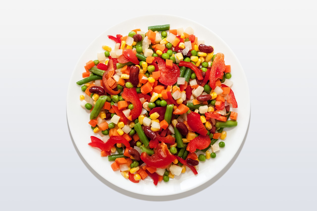 mexican mix vegetables salad free photo