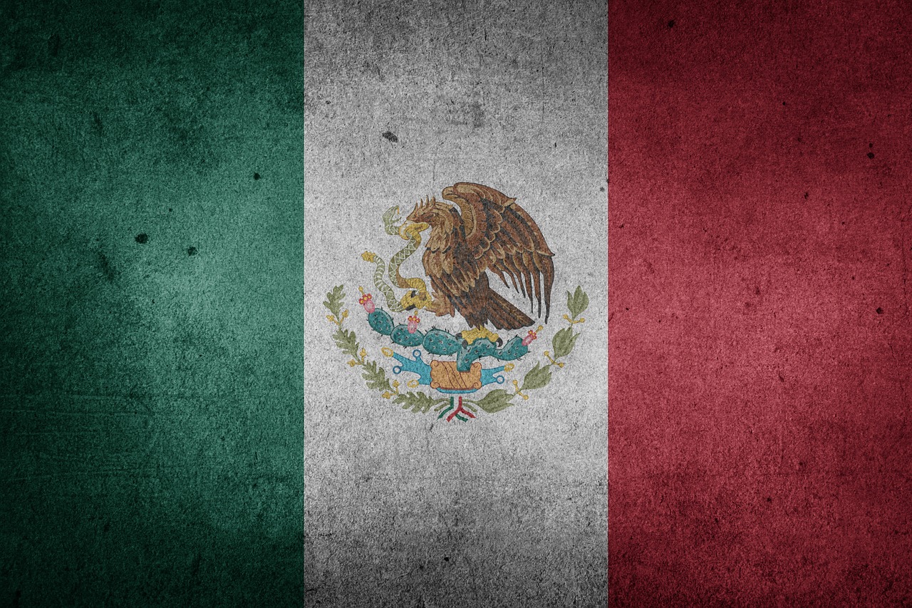 mexico flag grunge free photo