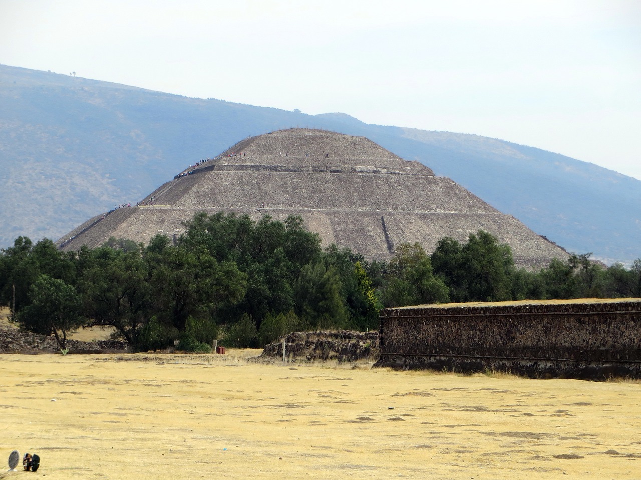 mexico teotihuacan pyramid of the sun free photo