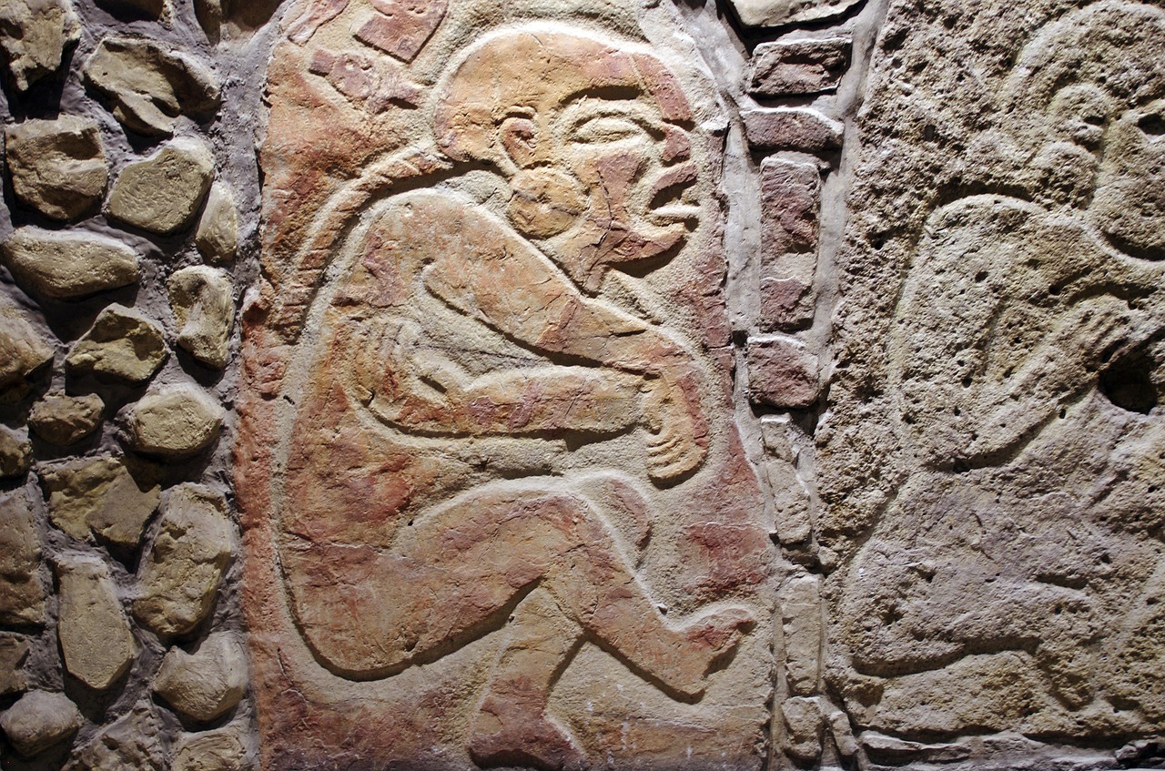 mexico anthropological museum low relief free photo
