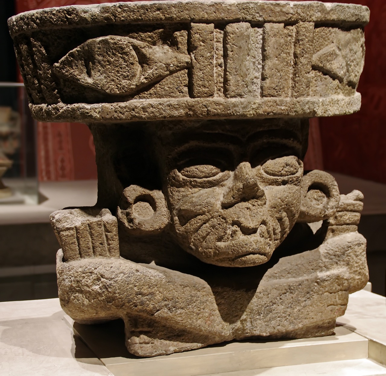 mexico anthropological museum statue free photo