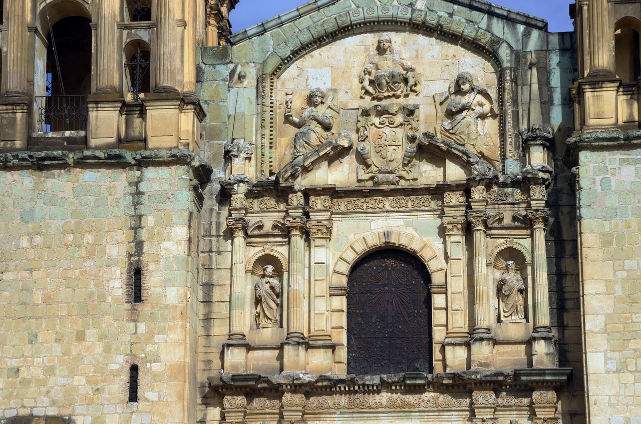 mexico oaxaca cathedral free photo