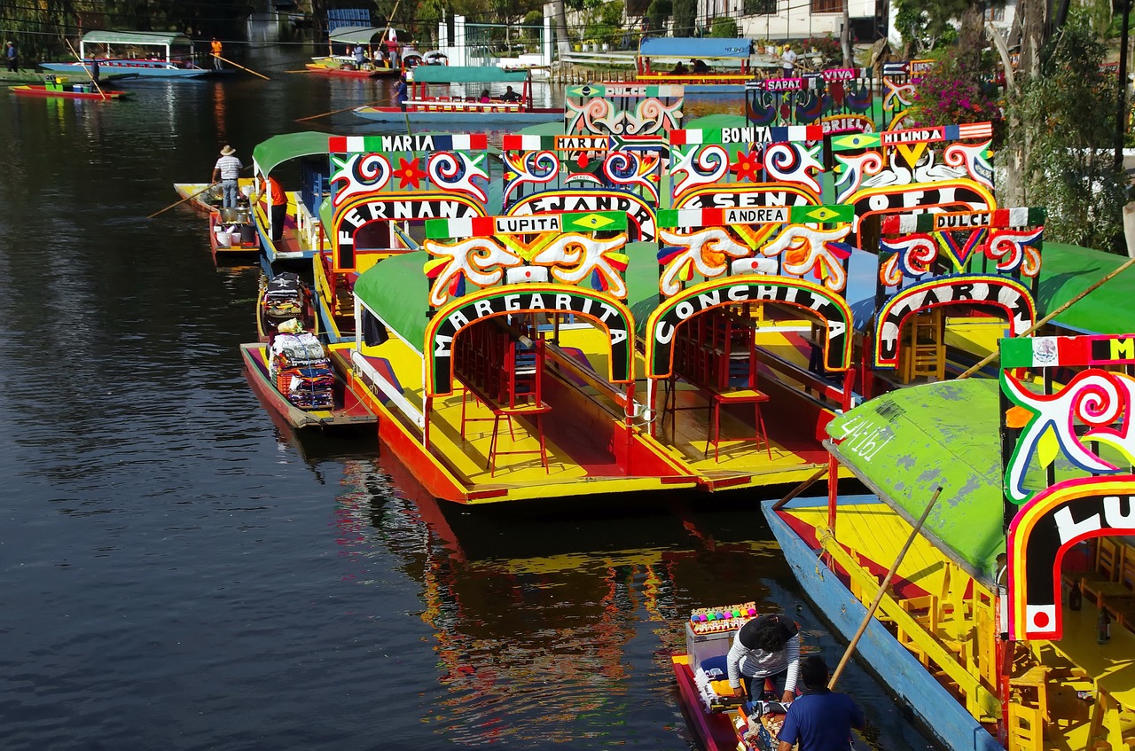 mexico lake xochimilco free photo