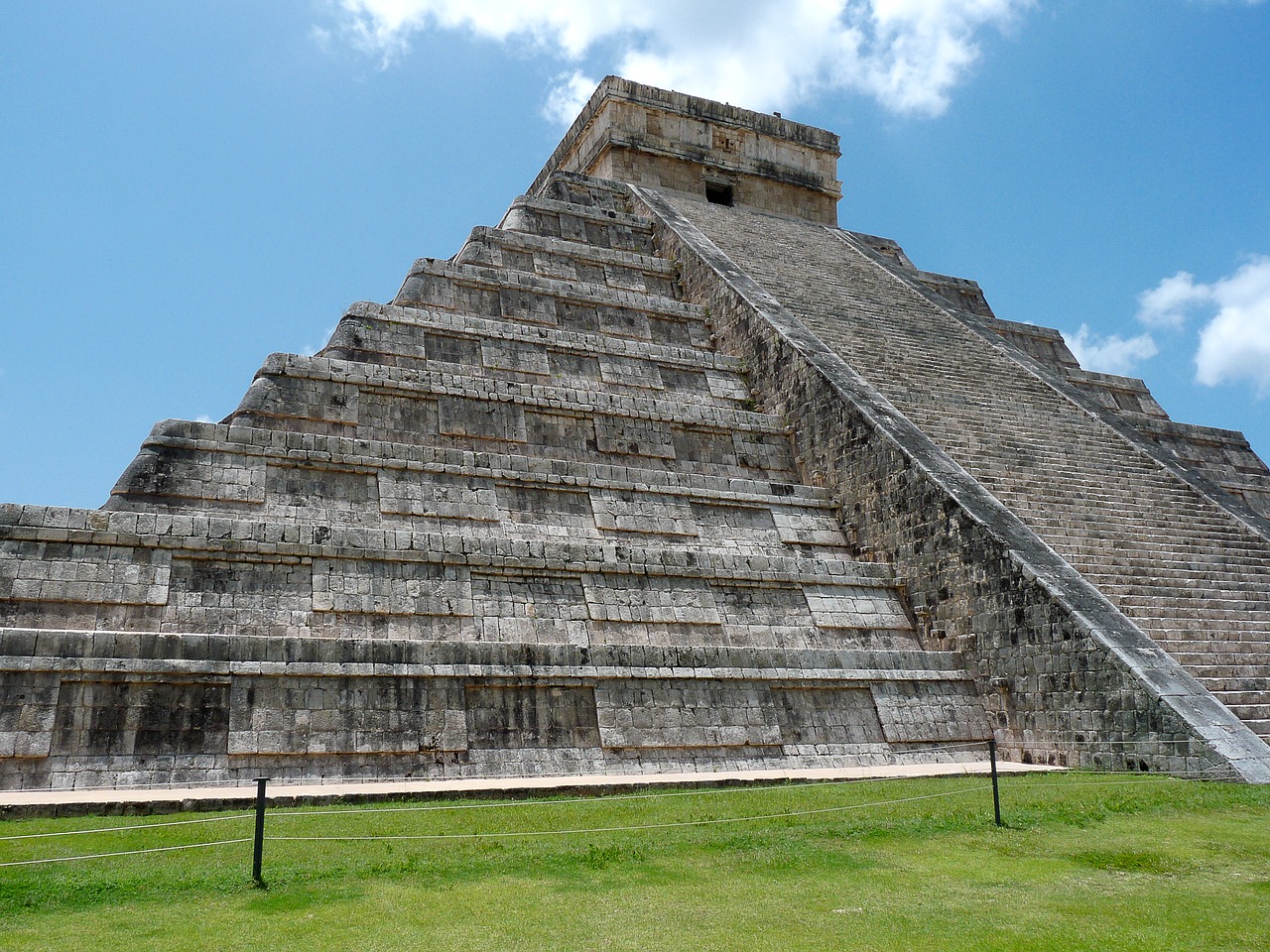 mexico pyramid maya free photo