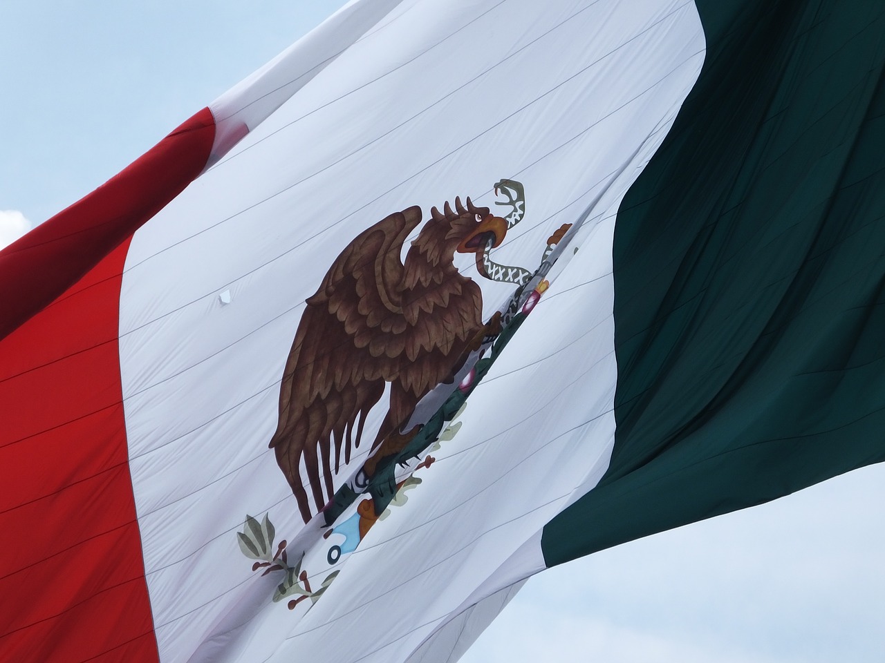mexico flag coat of arms free photo