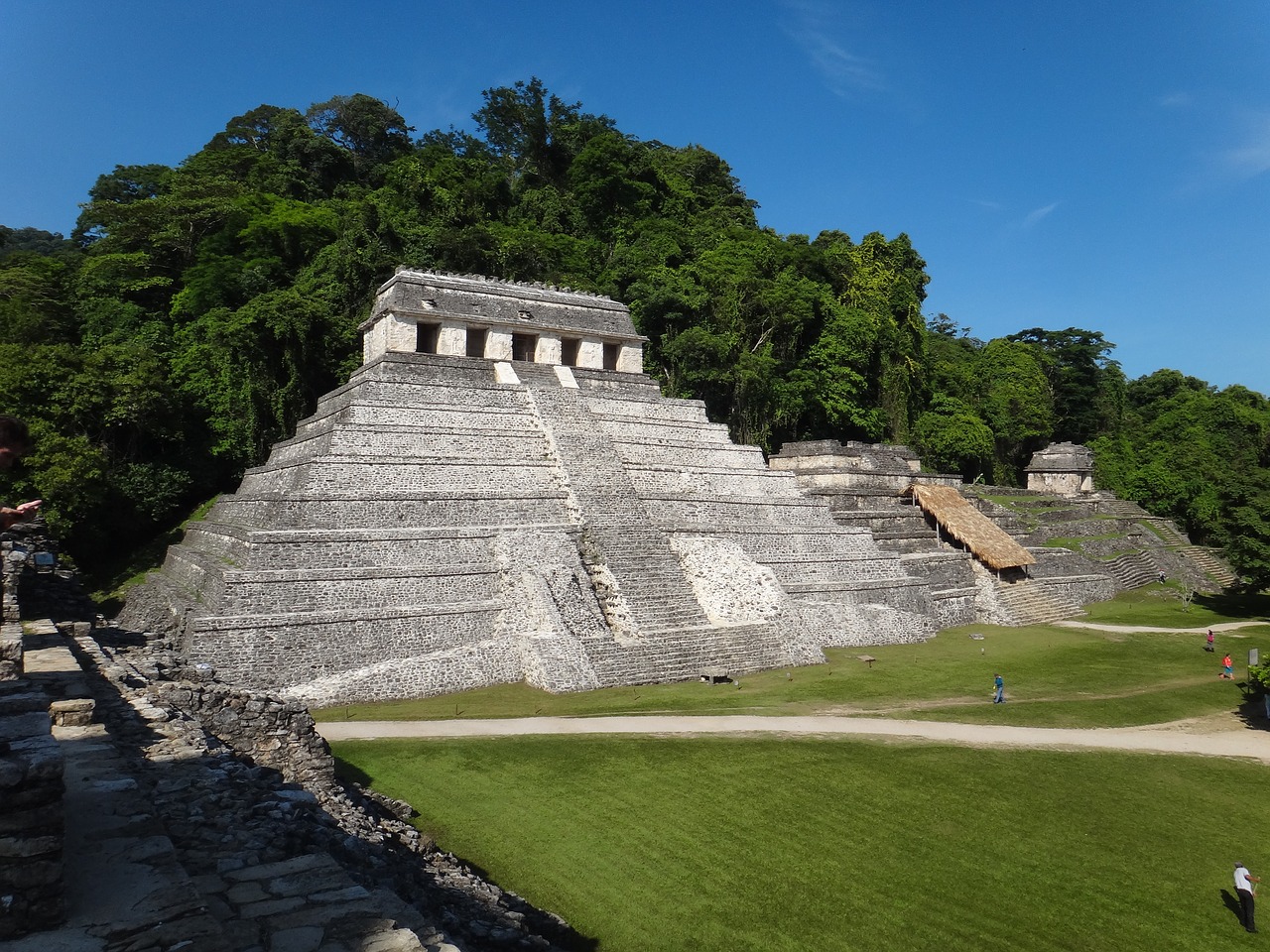 mexico temple palenque free photo
