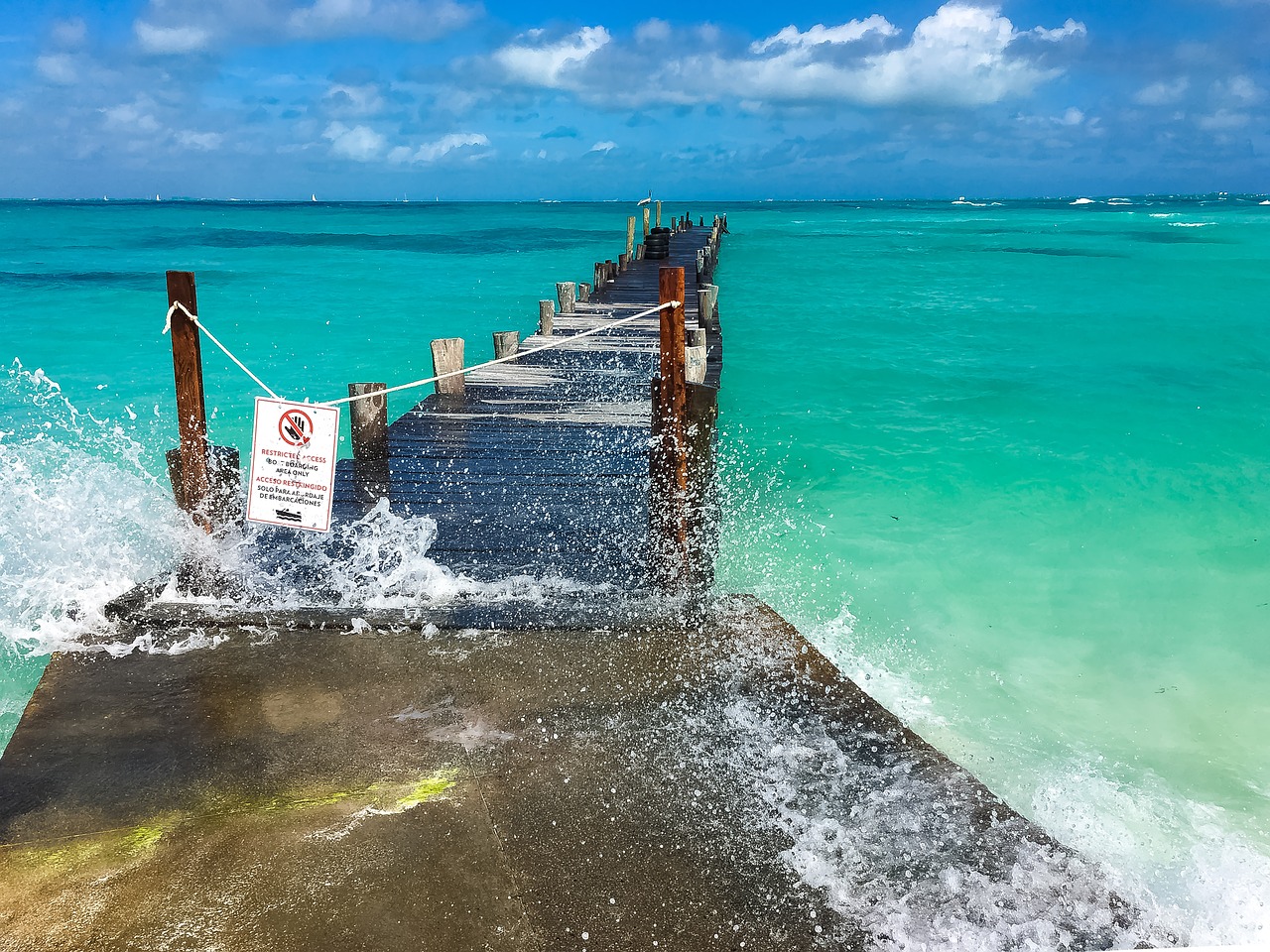 mexico the waves view free photo