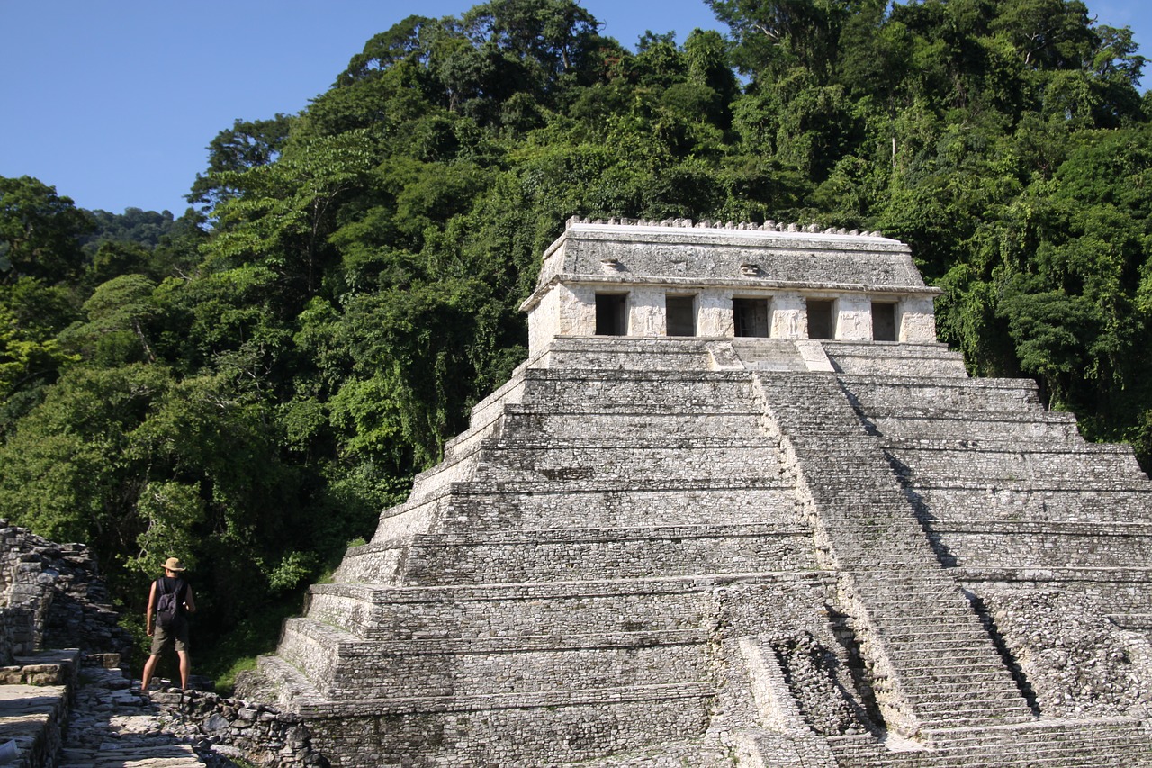mexico ruins maya free photo