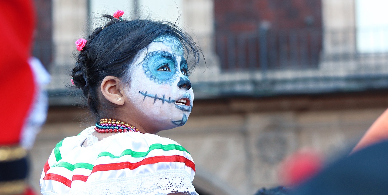 mexico child dia de muertos free photo