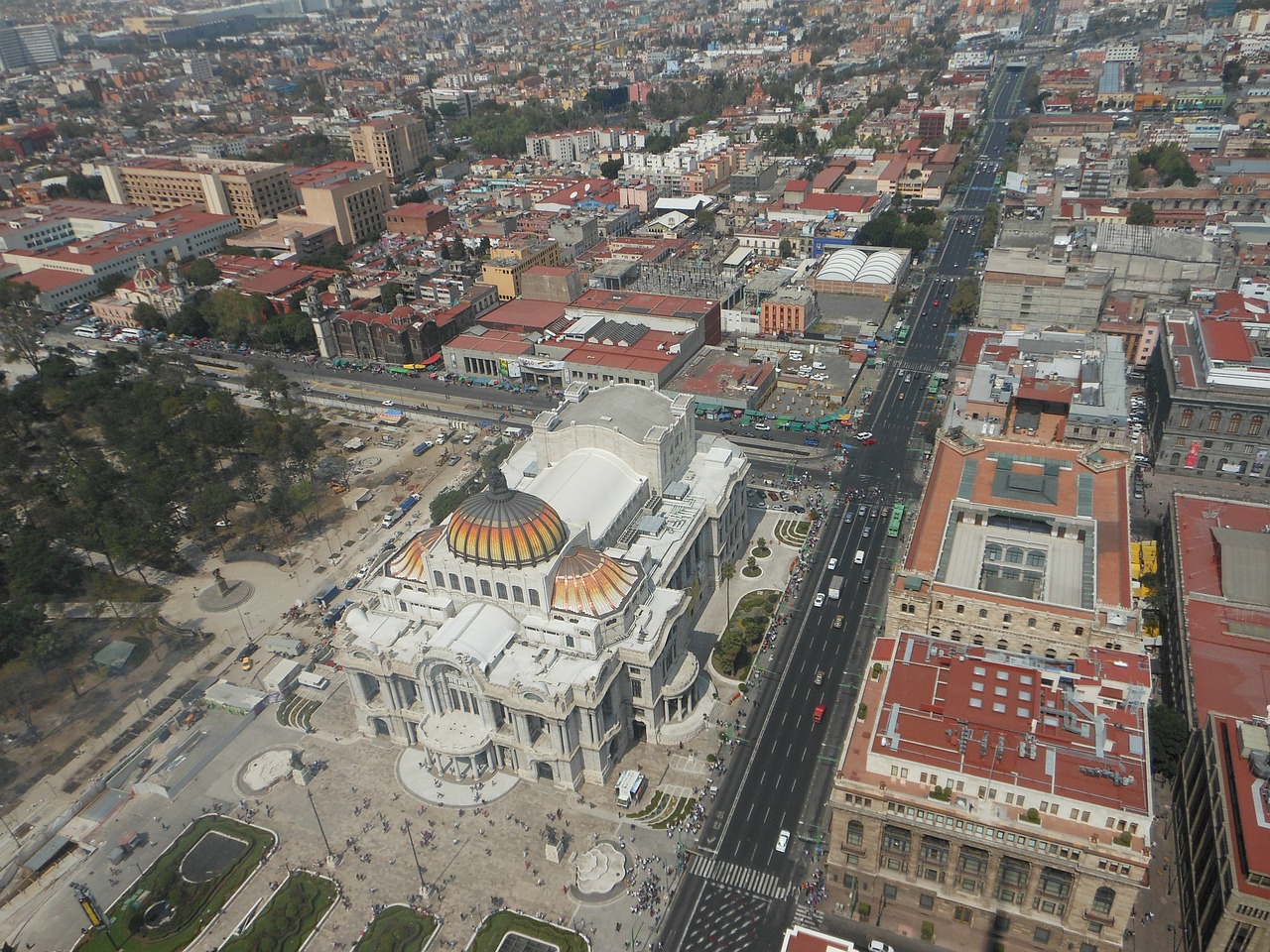 mexico city palace of fine arts free photo