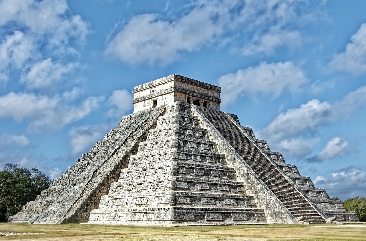 mexico  chichén itzá  pyramid free photo