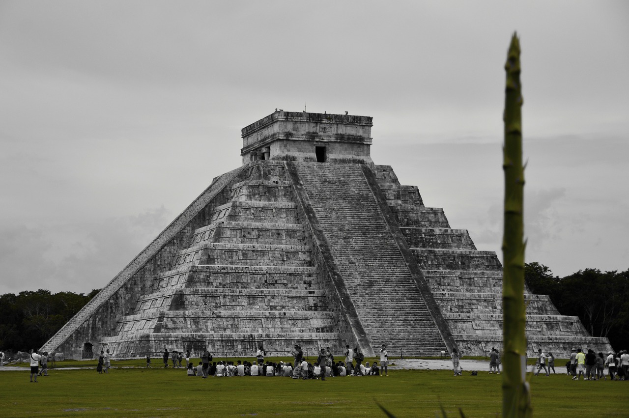 mexico  maya  pyramid free photo