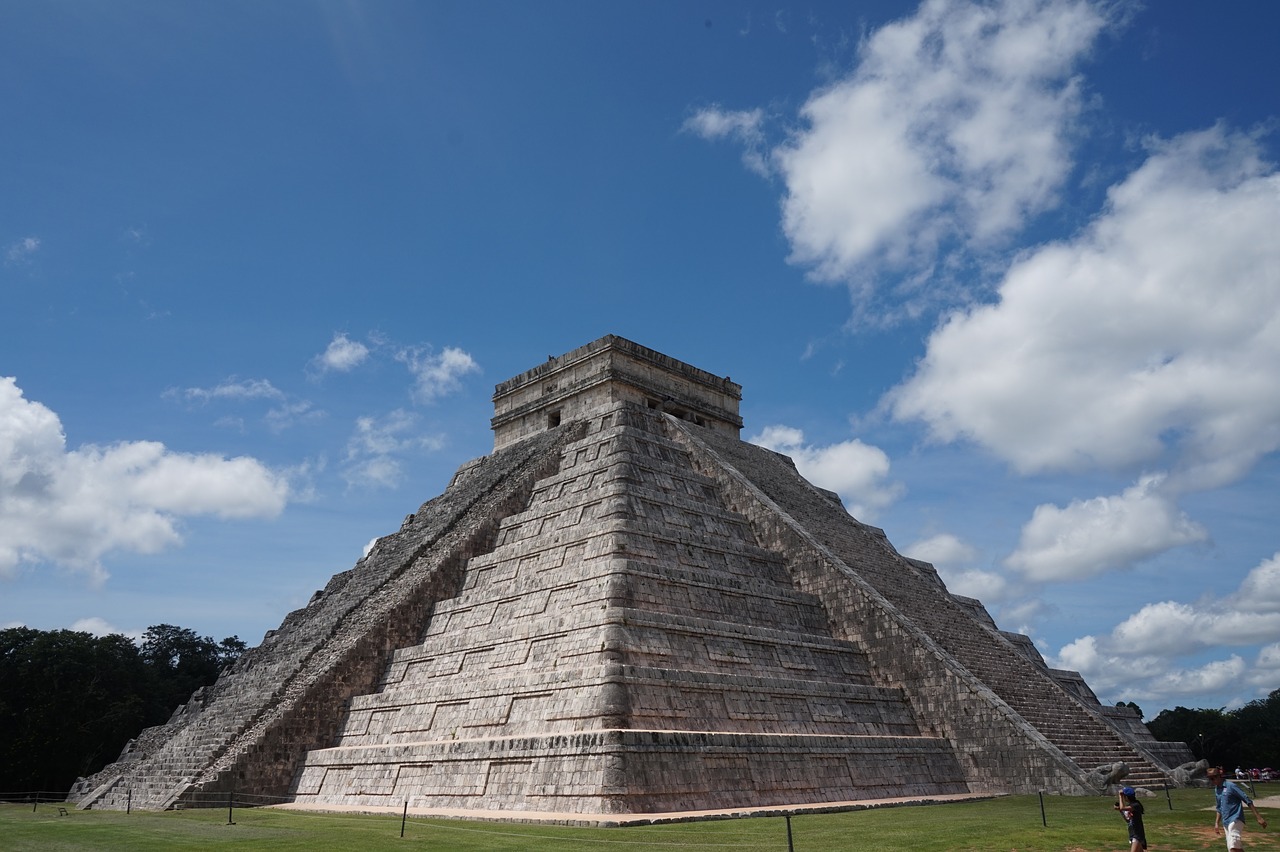 mexico  pyramid  sky free photo