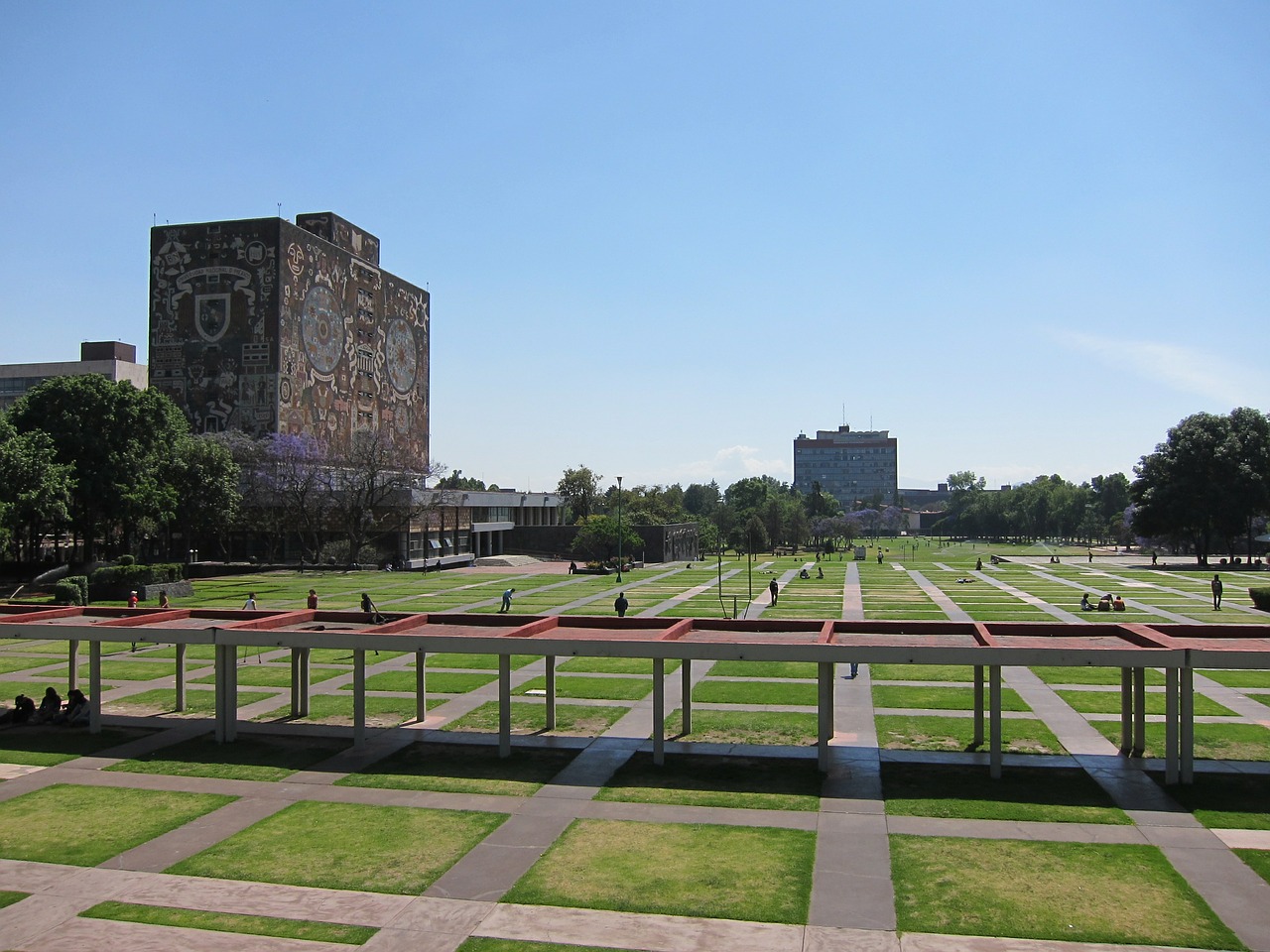 mexico university world heritage site free photo