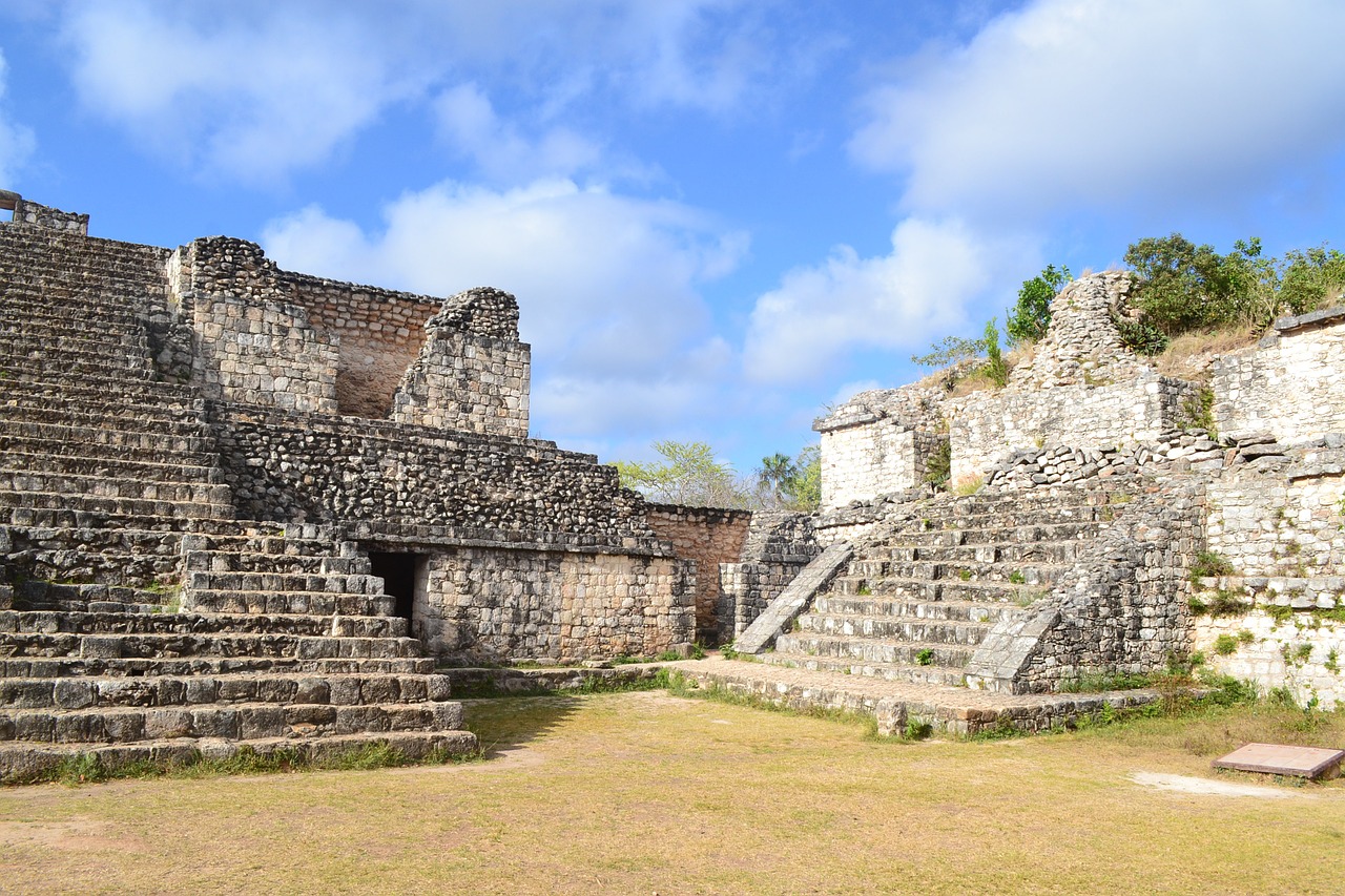 mexico pyramid maya free photo