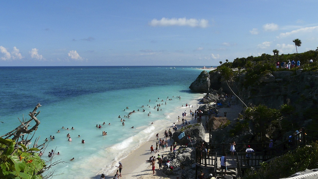 mexico sea beach free photo