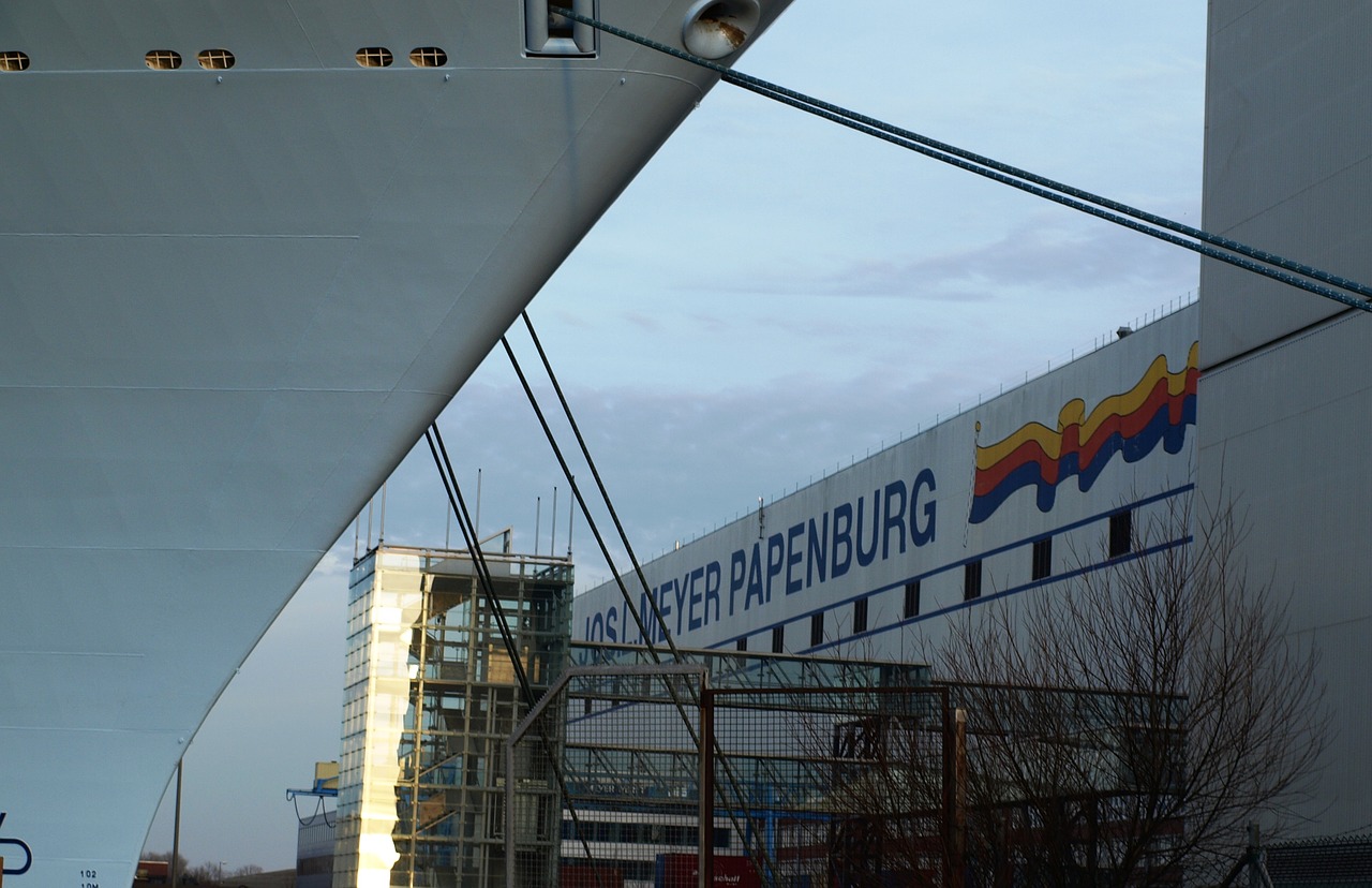 meyer shipyard ozeanriese shipyard free photo